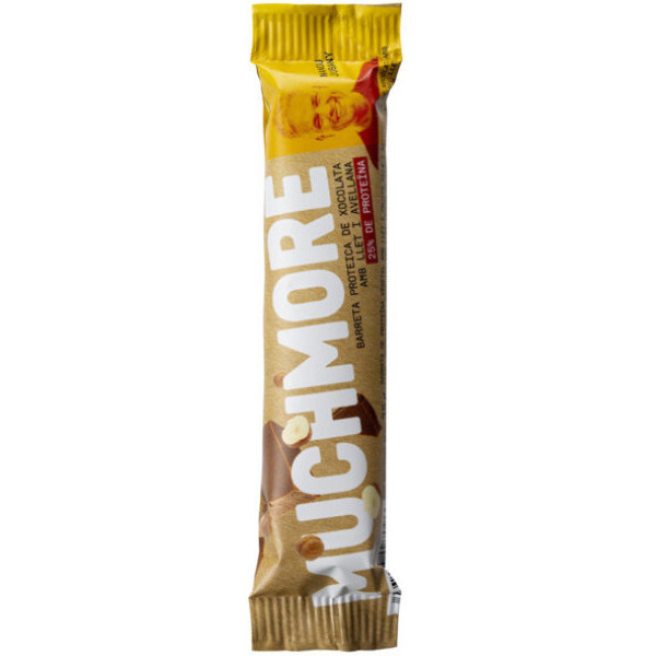 Muchmore Barre de Chocolat au Lait et Noisettes 35 Gr
