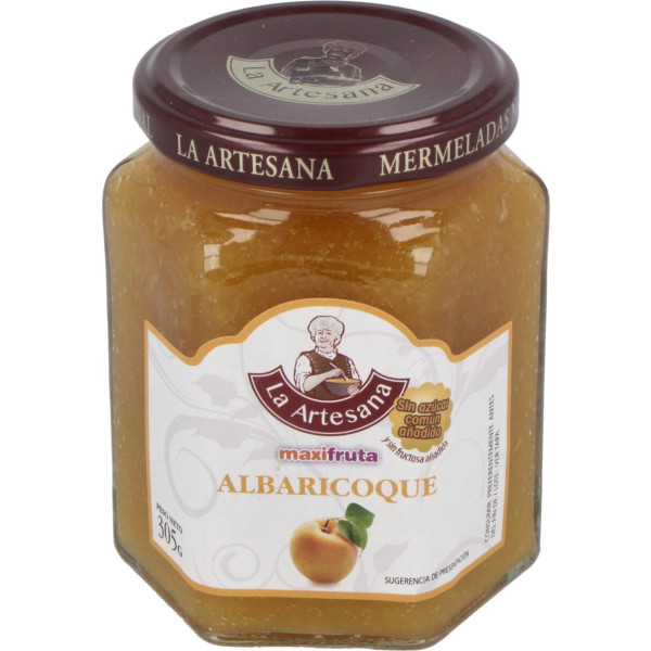 La Artesana Maxifruta Abrikozenjam 305 Gr Zonder Suiker