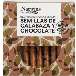 Natwins Kürbiskern- und Schokoladenriegel 80 Gr