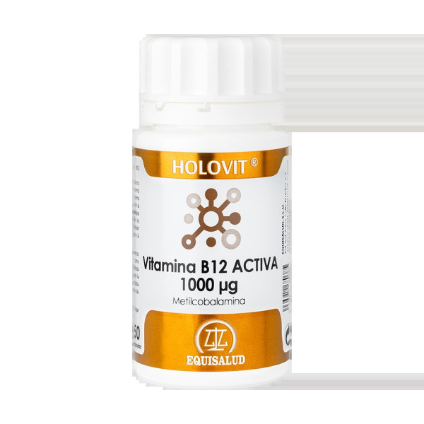 Equisalud Holovit Vitamine B12 Active 1000 µg 50 Caps