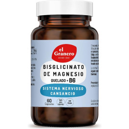 El Granero Integral Bisglicinato De Magnesio Con B6 60 Caps Vegan