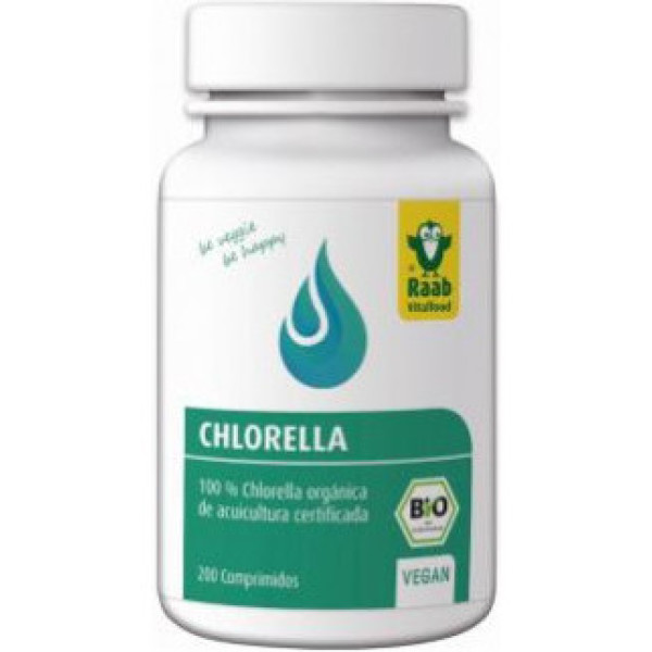 Raab Vitalfood Spirulina Alge + Chlorella 440 Mg 200 Comp Bio Vegan Sg