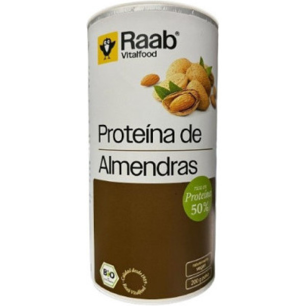 Raab Vitalfood Proteína de Amêndoa Natural 200 Gr Bio Sem Glúten Vegano