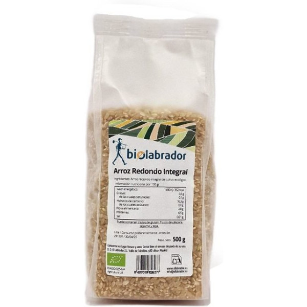 Arroz Integral Redondo Biolabrador 500 Gr