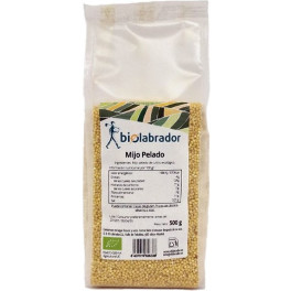 Biolabrador geschälte Hirse 500 Gr