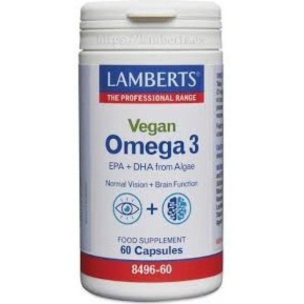 Lamberts Ômega 3 Vegano 60 Cápsulas