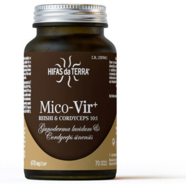 Hifas Da Terra Mico-vir (reishi-cordyceps) 70 capsule