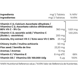 Gen Professional Vitamina C-1000 + Vit. E + Vit. D3 60 Comp