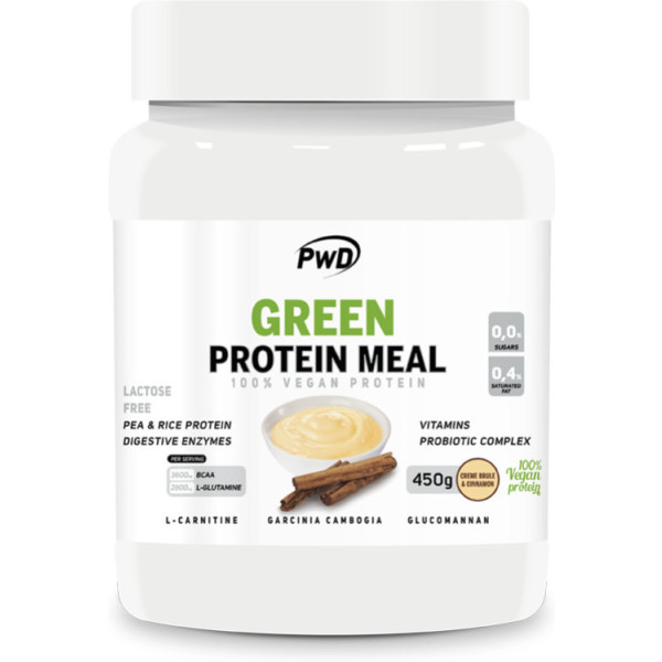 Pwd Nutrition Repas protéiné vert 450 gr