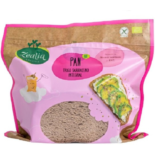 Pão Integral de Trigo Sarraceno Zealia 300 Gr Bio