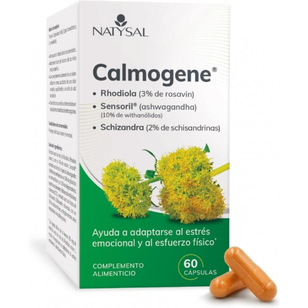 Natysal Calmogene Avec Rhodiola 60 Gélules