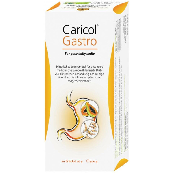 100% Natural Caricol Gastro 20 Sticks X 20 Gr