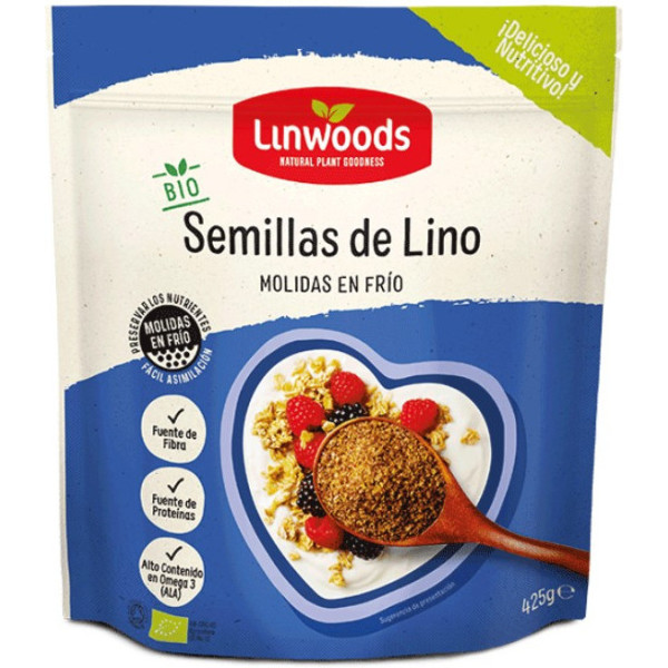 Semi di lino macinati biologici Linwoods 675g