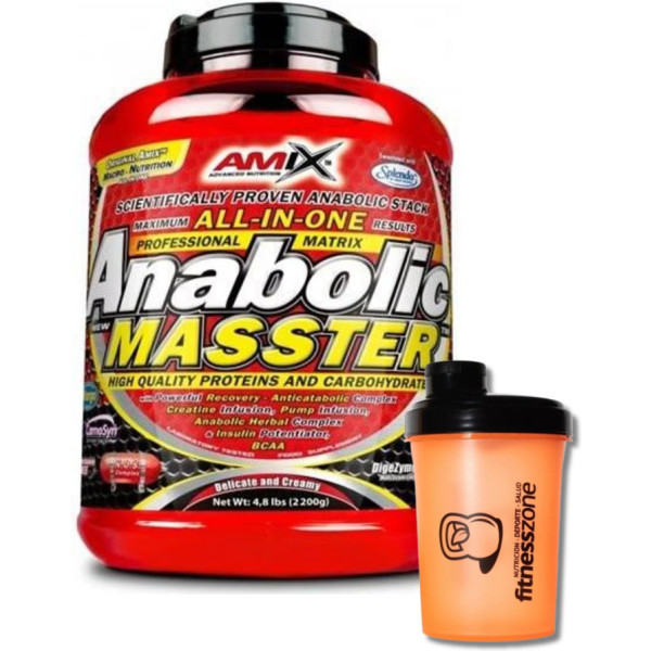 Amix Anabolic Masster 2.2 Kg + ¡mezclador Fitnesszone! 