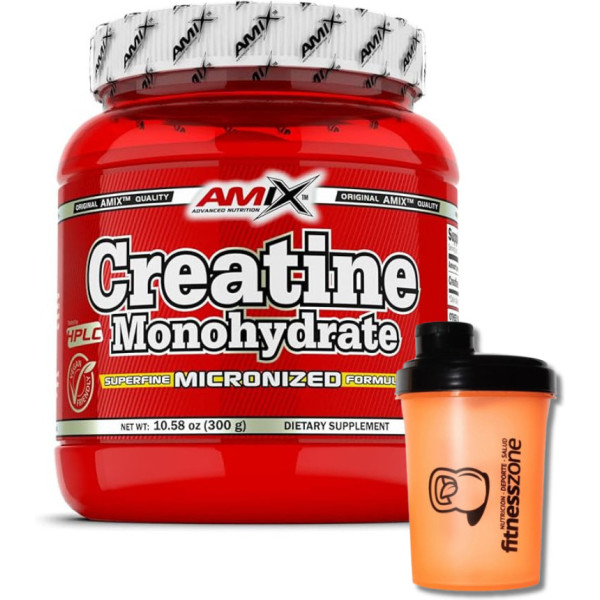 Amix Creatine Monohydrate 300 Gr + ¡mezclador Fitnesszone! 