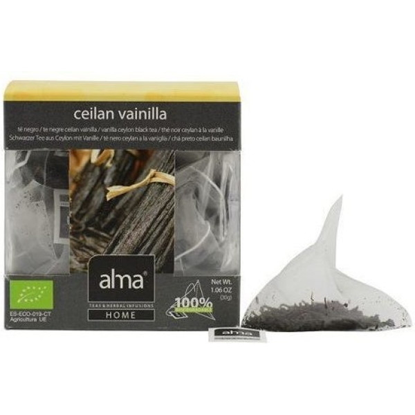 Alma Home Te Vainilla Infusion 15 Piramides Eco Vegan