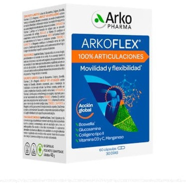 Arkopharma Arkoflex 100% Articulações 60 Cápsulas