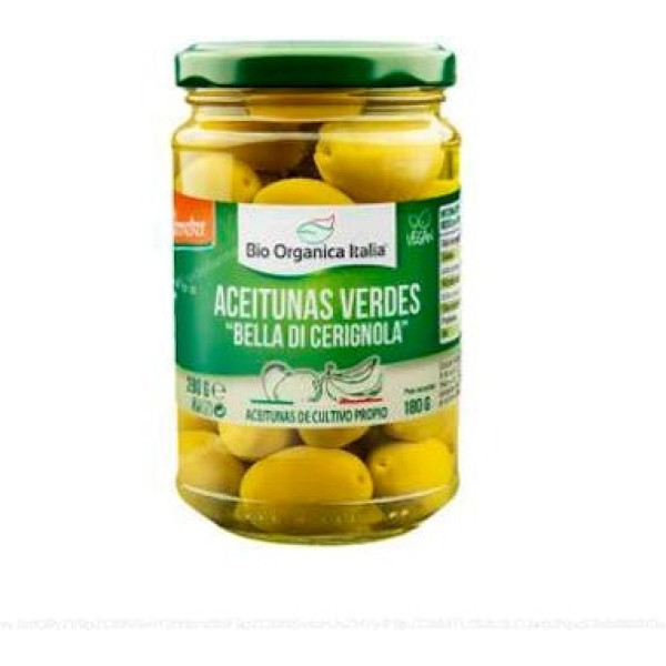 Bio Organica Italia Reuze Groene Olijf 280 Gr Bio