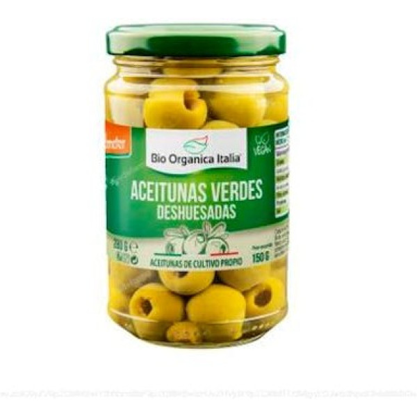Azeitonas verdes sem caroço Bio Organica Italia 280 Gr Bio.