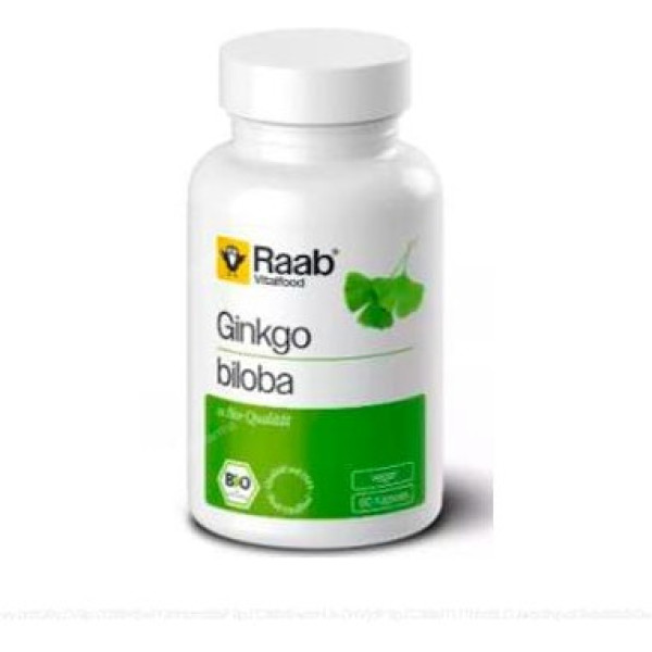 Raab Vitalfood Ginkgo Biloba 500 Mg 60 Cápsulas Bio Vegan Sg