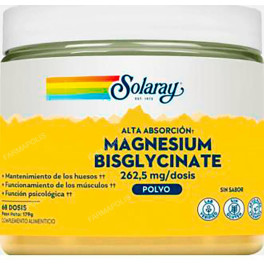 Solaray Bisglicinato de Magnésio 179 Gr