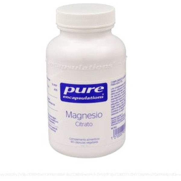 Citrato de Magnésio Puro 90 Cápsulas