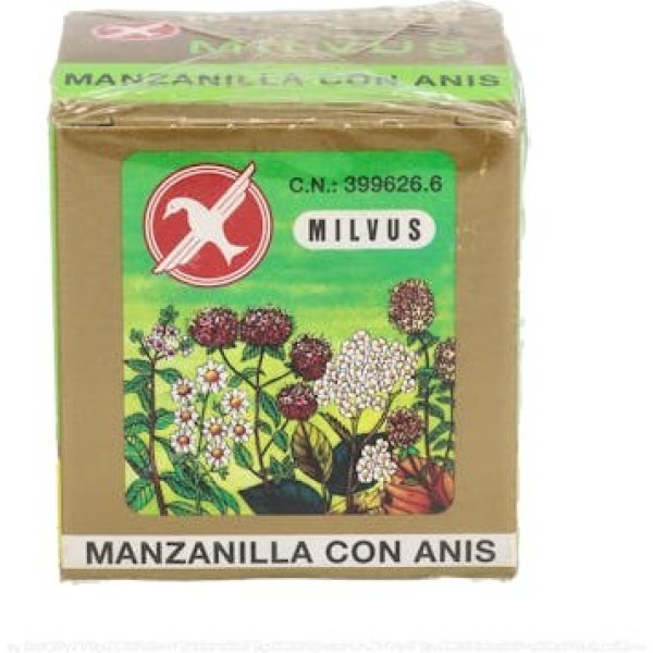 Milvus Camomila Anis Inf 10 Sacos