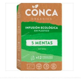 Conca Organics 5 Mentas Infusión 12 Piramides Eco