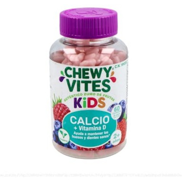 Chewy Vites Kids Calcio+vit. D 60 Ud