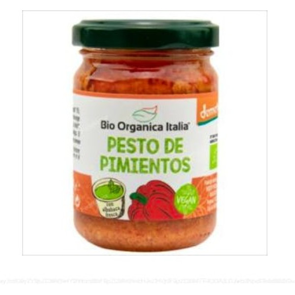 Bio Organica Italia Pesto De Pimientos 140 Gr Demeter Vegan