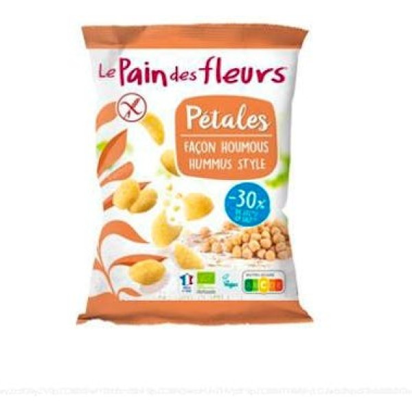 Le Pain Des Fleurs Chips Petalos Hummus 75 Gr Bio Sg Vegan