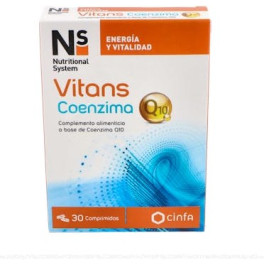Sistema Nutricional Ns Vitans Coenzima Q10 30 Comp