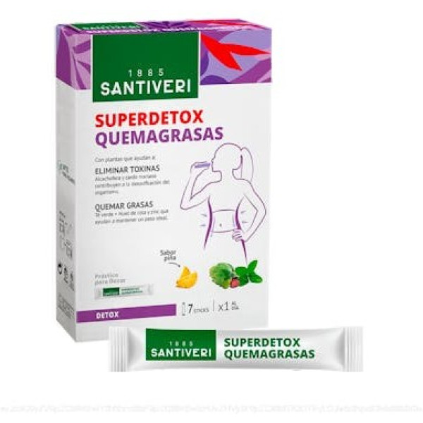 Santiveri Superdetox Quemagrasas 7 Sticks