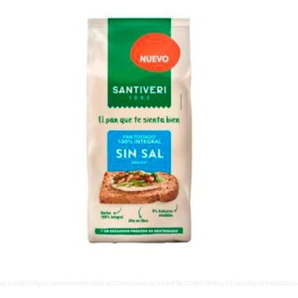 Santiveri Pan Tostado 100% Integral S/sal 200 G