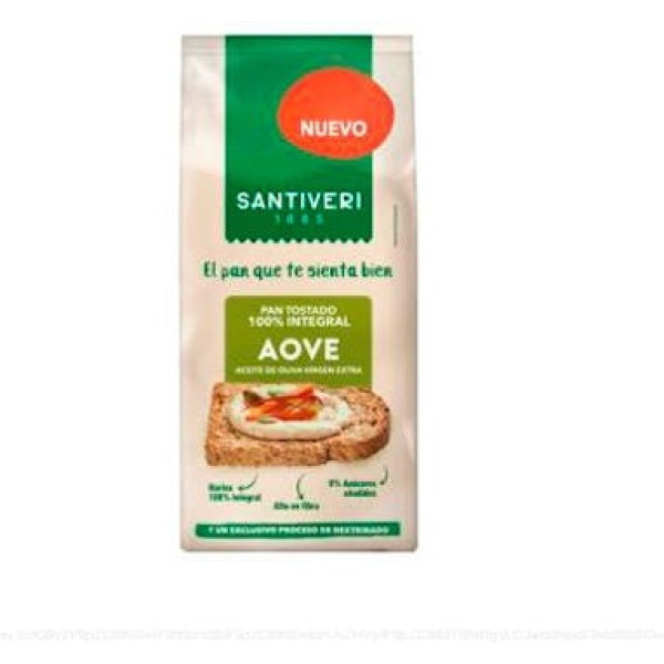 Santiveri Pan Tostado 100% Integral Aove 200 G