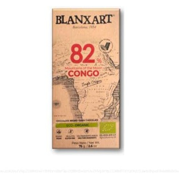 Blanxart Chocolate Negro 82% Congo 75 Gr Eco