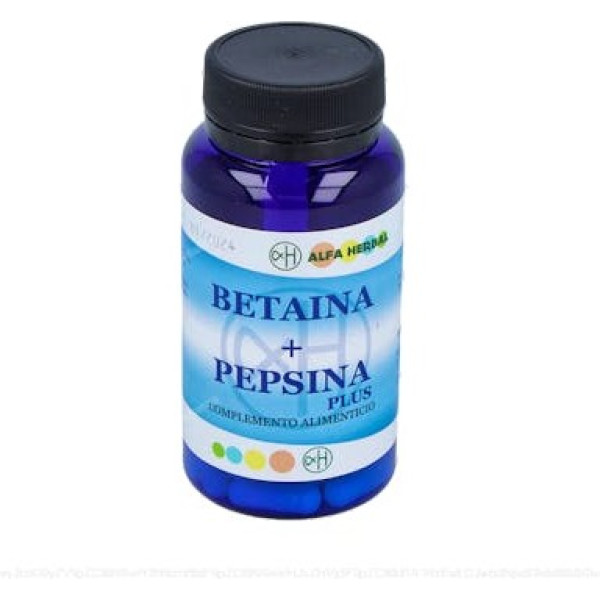 Alpha Herbal Betaína + Pepsina 60 Cápsulas
