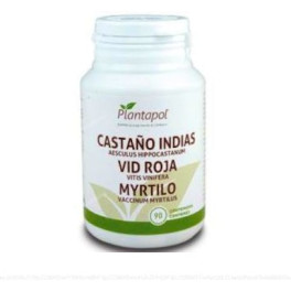 Pol Plant Ippocastano, Vite Rossa E Myrtilo 90 Compresso