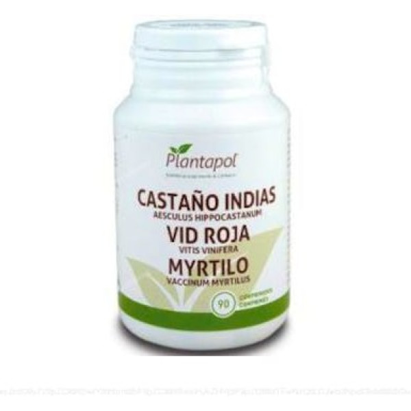 Planta Pol Castaño De Indias, Vid Roja Y Myrtilo 90 Comprimid