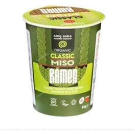 Rei Soba Copo de Miso Sopa Ramen Sem Glúten Bio 85 G