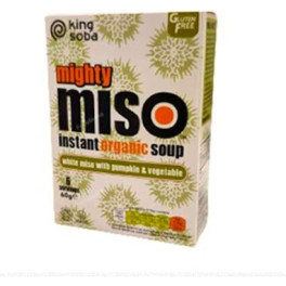 King Soba Zuppa Di Miso Con Zucca E Verdure Senza Glutine Bio 6 x 60 gr