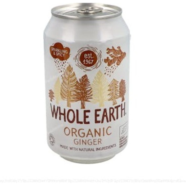 Whole Earth Frisdrank Zonder Suiker Bio Gember 330 ml