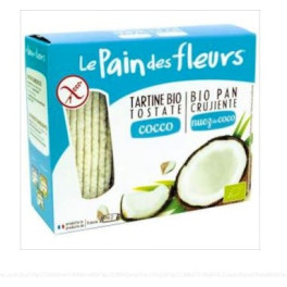 Pão Crocante Le Pain Des Fleurs com Coco / Sem Glúten e Bio 150 Gr
