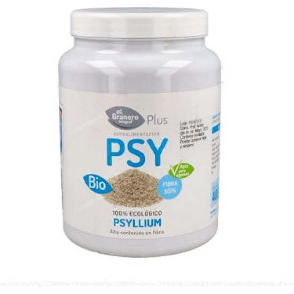 El Granero Psyllium Intégral Bio 400 Gr - Haute Teneur en Fibres