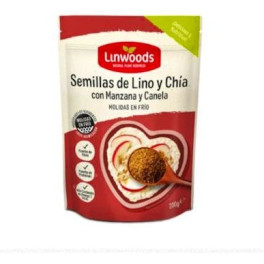 Semi di lino biologici Linwoods con mela Chia e cannella Mol