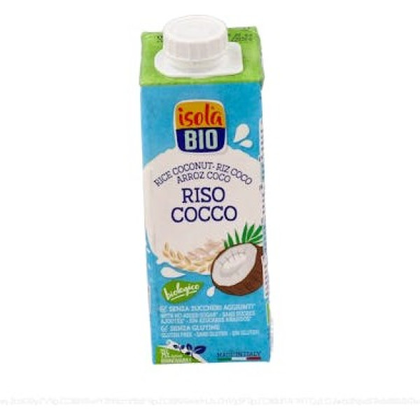 Isolabio Mini Bebida Orgânica de Arroz E Coco 250 ml