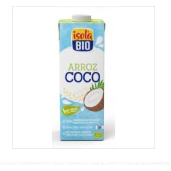 Bebida Orgânica de Arroz e Coco Isolabio 1 litro