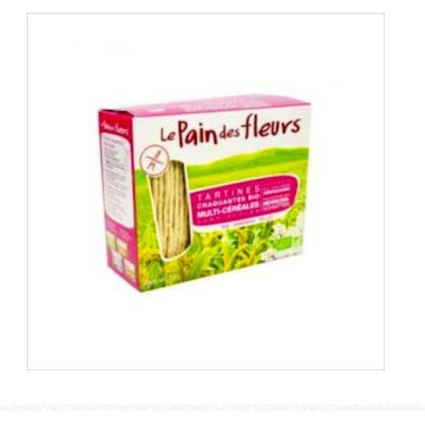 Le Pain des Fleurs Pane ai Fiori Pane Croccante Multicereali Senza Glutine Bio 150 gr