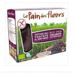 Le Pain Des Fleurs Bio-Knusperbrot mit schwarzem Reis, glutenfrei, 150 g