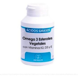 Equisalud Omega 3 Pflanzensterine mit Vitamin C. K2. D3 Y E 120 Kap